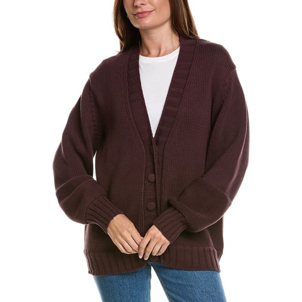 Wispr Womens  Stephanie Cardigan, Brown